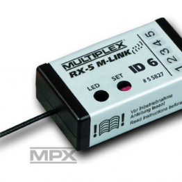 Multiplex RX-5 light 2.4 GHz Receiver ID6 #55827