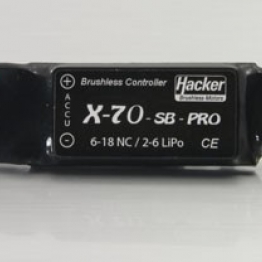 Hacker X70 SB Pro Speed controllers