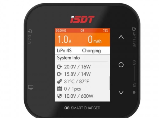 ISDT Q8 DC 500X 20A Portable Charger