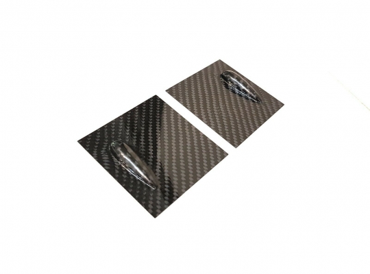 Carbon Servo Cover with Tear drop ref 04
