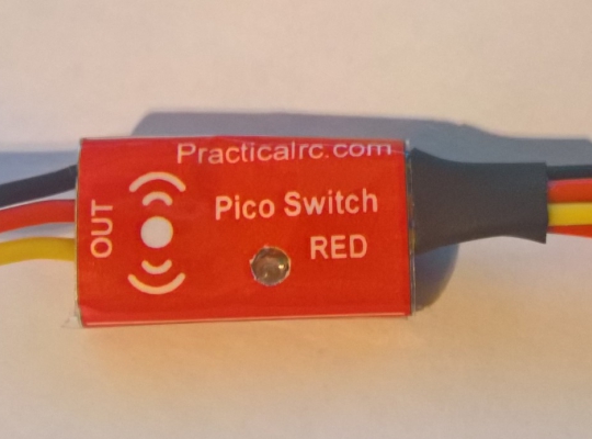 Pico Switch Red Hall Magnetic With Battery Redundancy