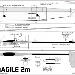 Art Hobby Agile E 2M Glider