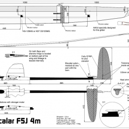Art Hobby Scalar ECL F5J 4 metre Glider