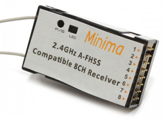 Frsky V8FR-Hitec 8 Channel 2.4ghz Minima Compatible Receiver