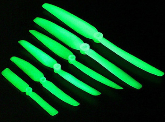 Gemfan ABS Glow In The Dark Fluorescent Propeller 2 Pair CW CCW