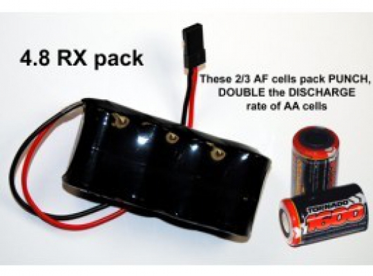 Premium Sport 4.8v 1600 2/3 AF RX pack Flat