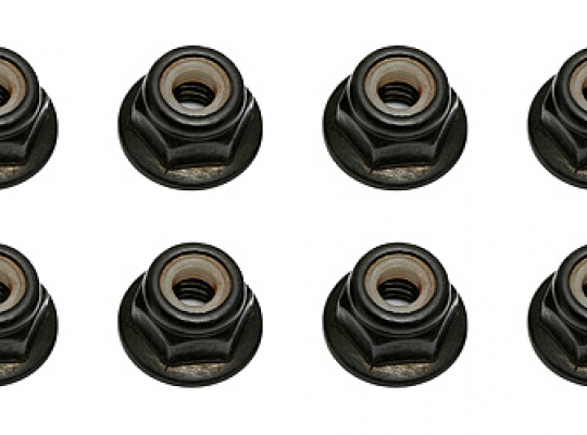 Team Associated 91148 M4 Locknut with flange and knurl