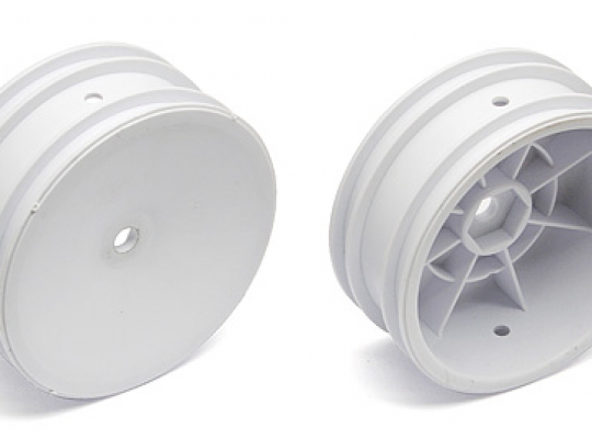 Team Associated 9690 Buggy Front Wheel hex white