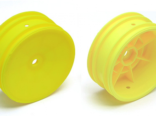 Team Associated 9691 Buggy Front Wheel hex yellow