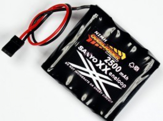 Sanyo XX Eneloop 2500 AA 4.8v RX Flat Pack