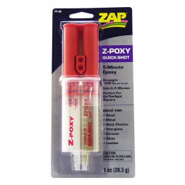 Z-POXY 5 Min 1oz 28.3gm Dual Syringe