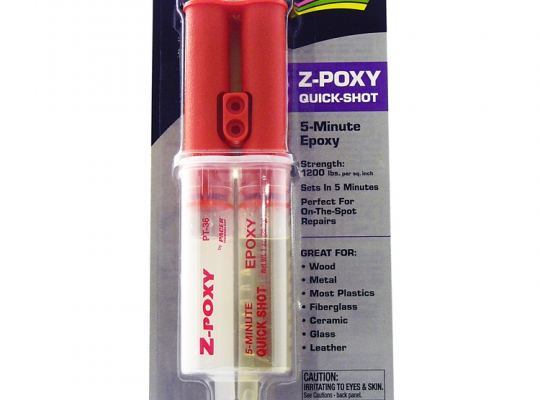 Z-POXY 5 Min 1oz 28.3gm Dual Syringe