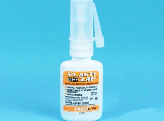 ZAP P19 Plasti-Zap CA Glue 1/3 oz Bottle